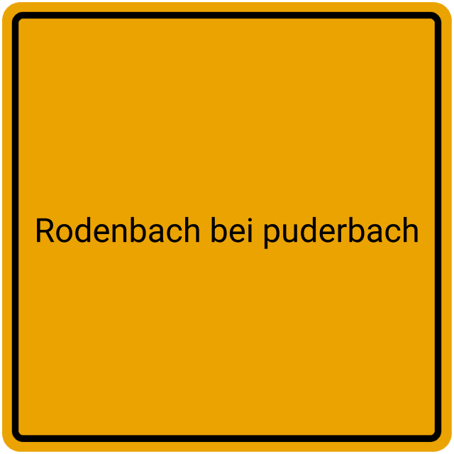 Meldebestätigung Rodenbach bei Puderbach